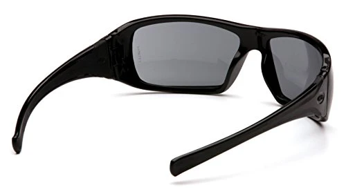 Pyramex Goliath Safety Eyewear, Black Frame, Gray Anti-Fog Lens - Image 4