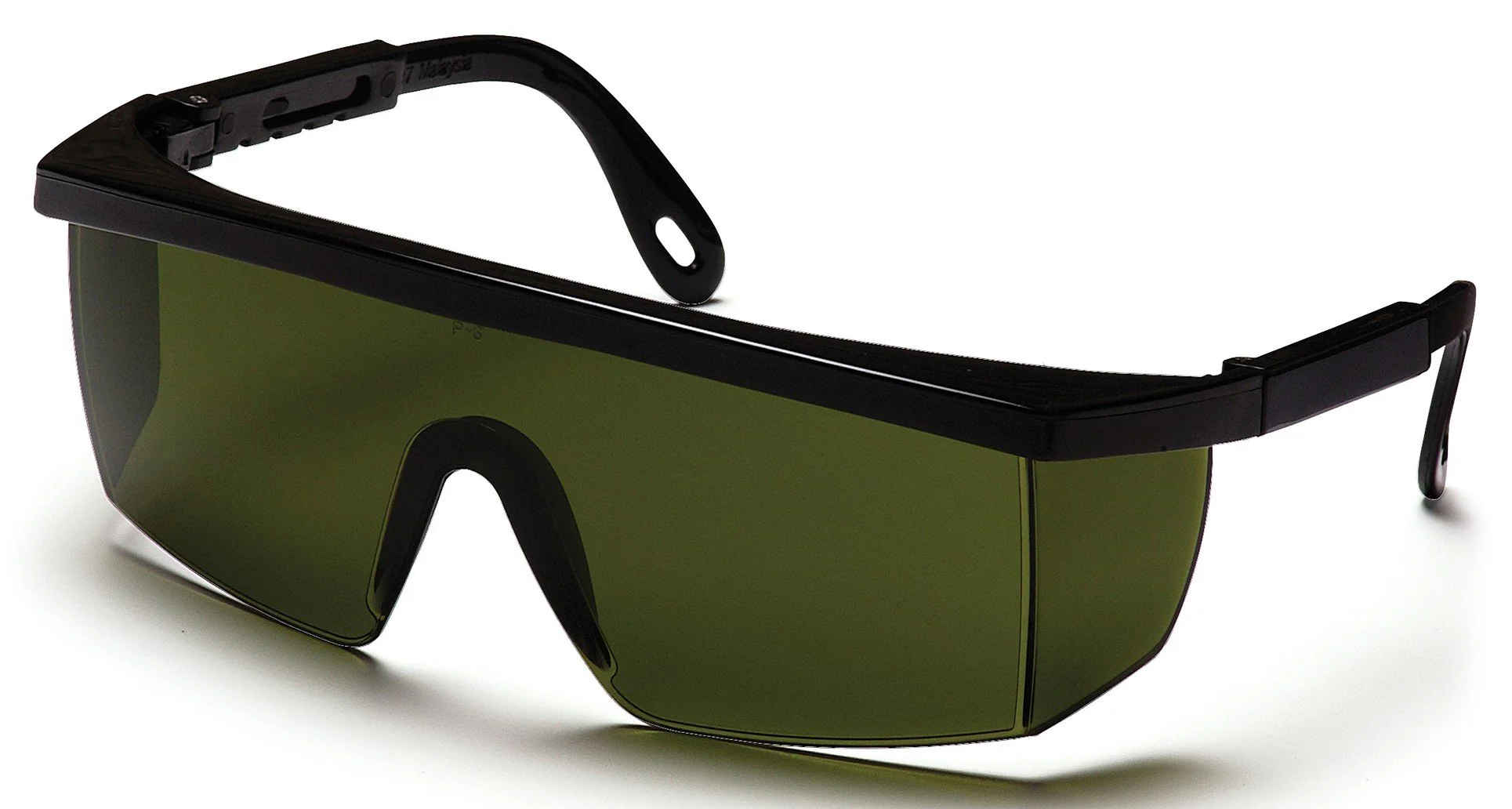 Pyramex SB460SF Integra Safety Eyewear, 3.0 Ir Filter Lens With Black Frame