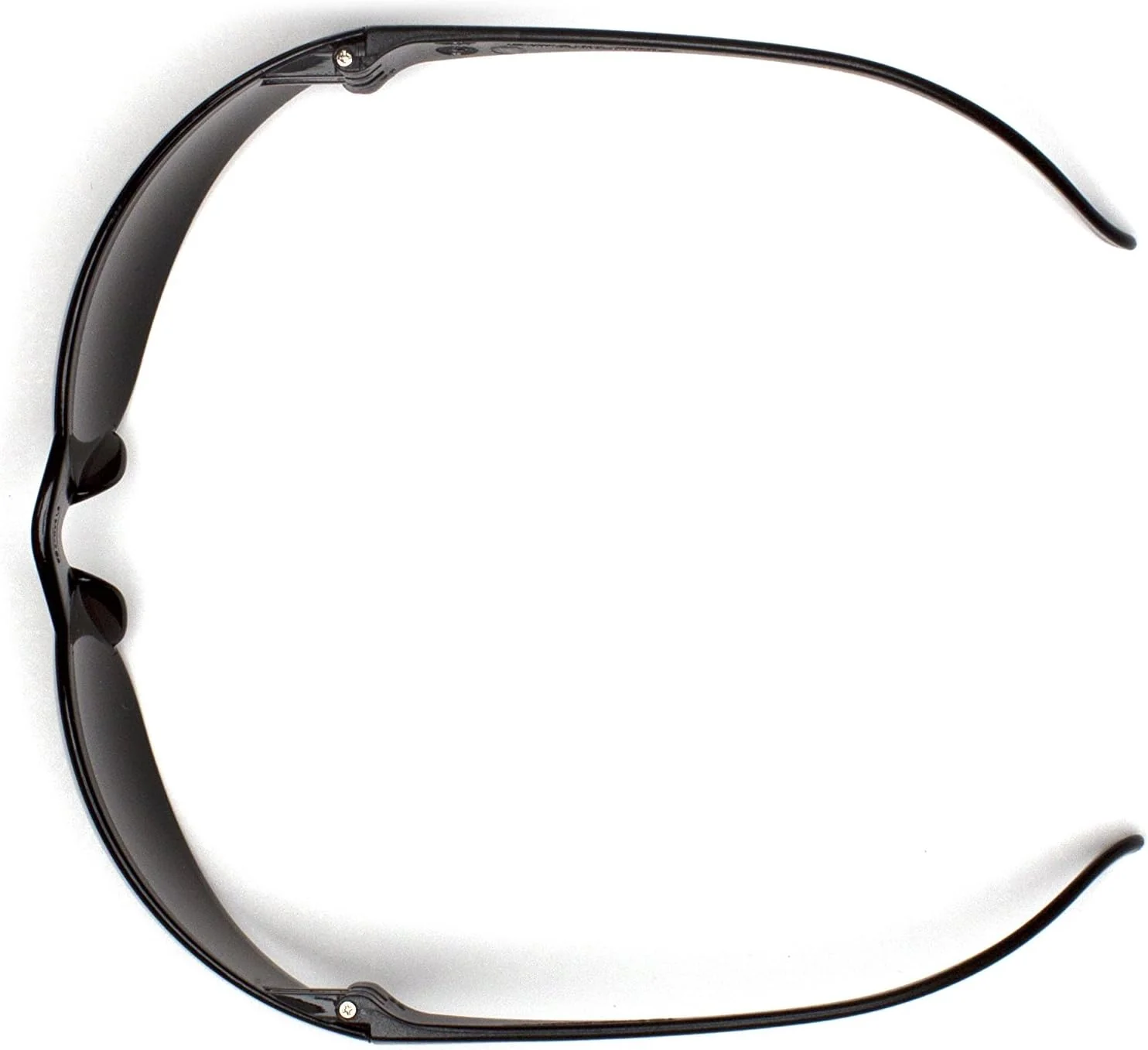 Pyramex S4175S Intruder Safety Eyewear Clear Frame Full Foam Padding Clear Anti-Fog Lens Standard Blue Mirror Lens/Blue Mirror Frame - Image 5