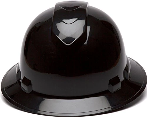 Pyramex Ridgeline Full Brim Hard Hat, 4-Point Ratchet Suspension - Image 2