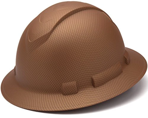 Pyramex Ridgeline Hydro Dipped Full Brim Hard Hat (Matte Copper Graphite Pattern)
