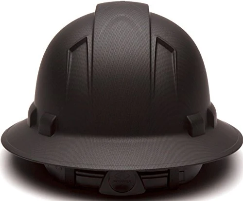 Pyramex Ridgeline Full Brim Hard Hat, 4-Point Ratchet Suspension - Image 4