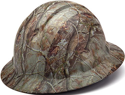 Pyramex Ridgeline Full Brim Hard Hat, 4-Point Ratchet Suspension