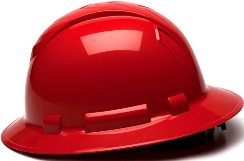 Pyramex Ridgeline Full Brim Hard Hat, 4-Point Ratchet Suspension - Image 3