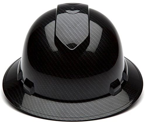 Pyramex Ridgeline Hydro Dipped Full Brim (Shiny Black Graphite Pattern) - Image 2
