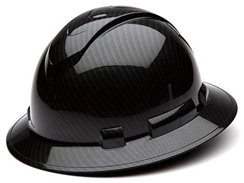 Pyramex Ridgeline Hydro Dipped Full Brim (Shiny Black Graphite Pattern) - Image 5