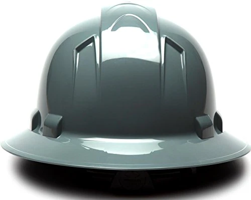 Pyramex Ridgeline Full Brim Hard Hat, 4-Point Ratchet Suspension - Image 4