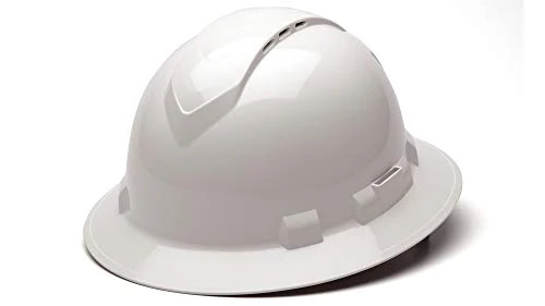 Pyramex Ridgeline Full Brim Hard Hat, Vented, 4-Point Ratchet Suspension - Image 6
