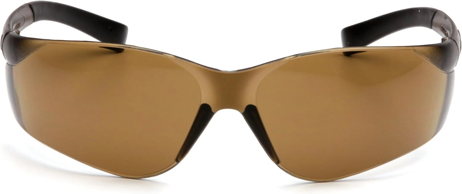 Pyramex S2515S Ztek Safety Glasses Coffee Lens Coffee Frame ANSI Z87+ - Image 3