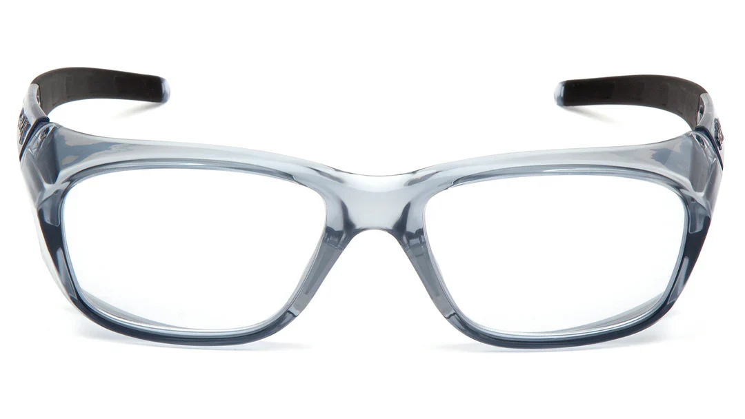 Pyramex Safety Emerge Plus Full Readers - Clear Lens 1.5 |Translucent Gray Frame - Image 2