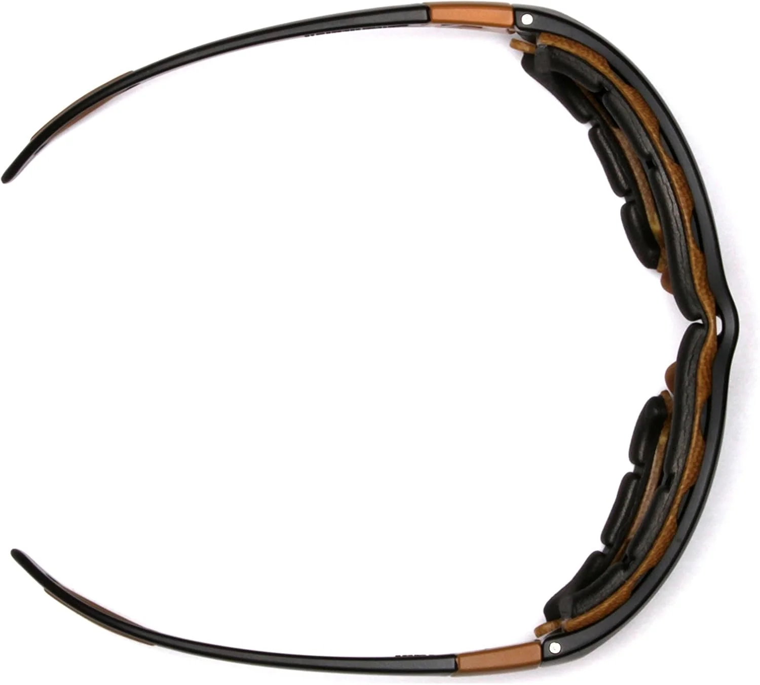 Pyramex Safety Products CHB410DTP Carhartt Carthage Safety Glasses, Clear Anti-Fog Lens with Black/Tan Frame, Clear - Image 7