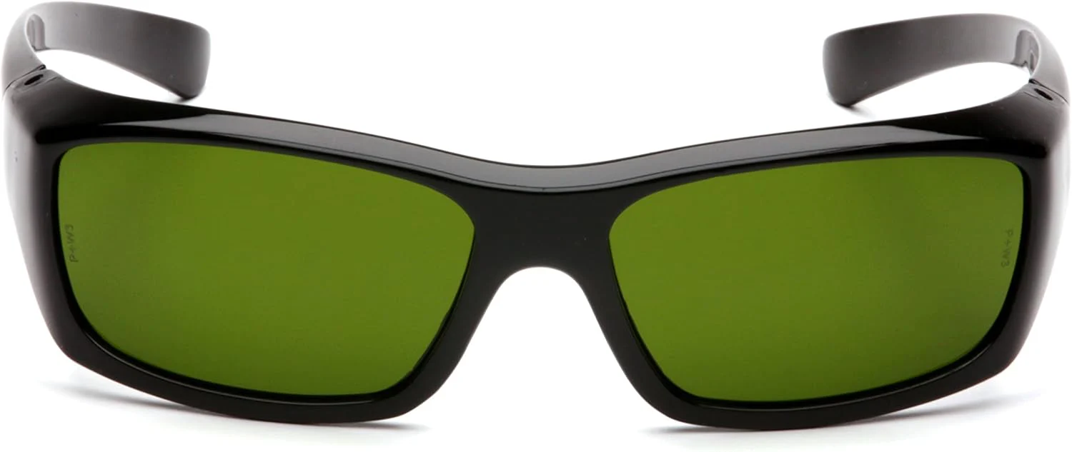 Pyramex SB7960SF Safety Shade 3.0 Safety Glasses, Scratch-Resistant, Black Frame, 3.0 ir Filter Lens - Image 2