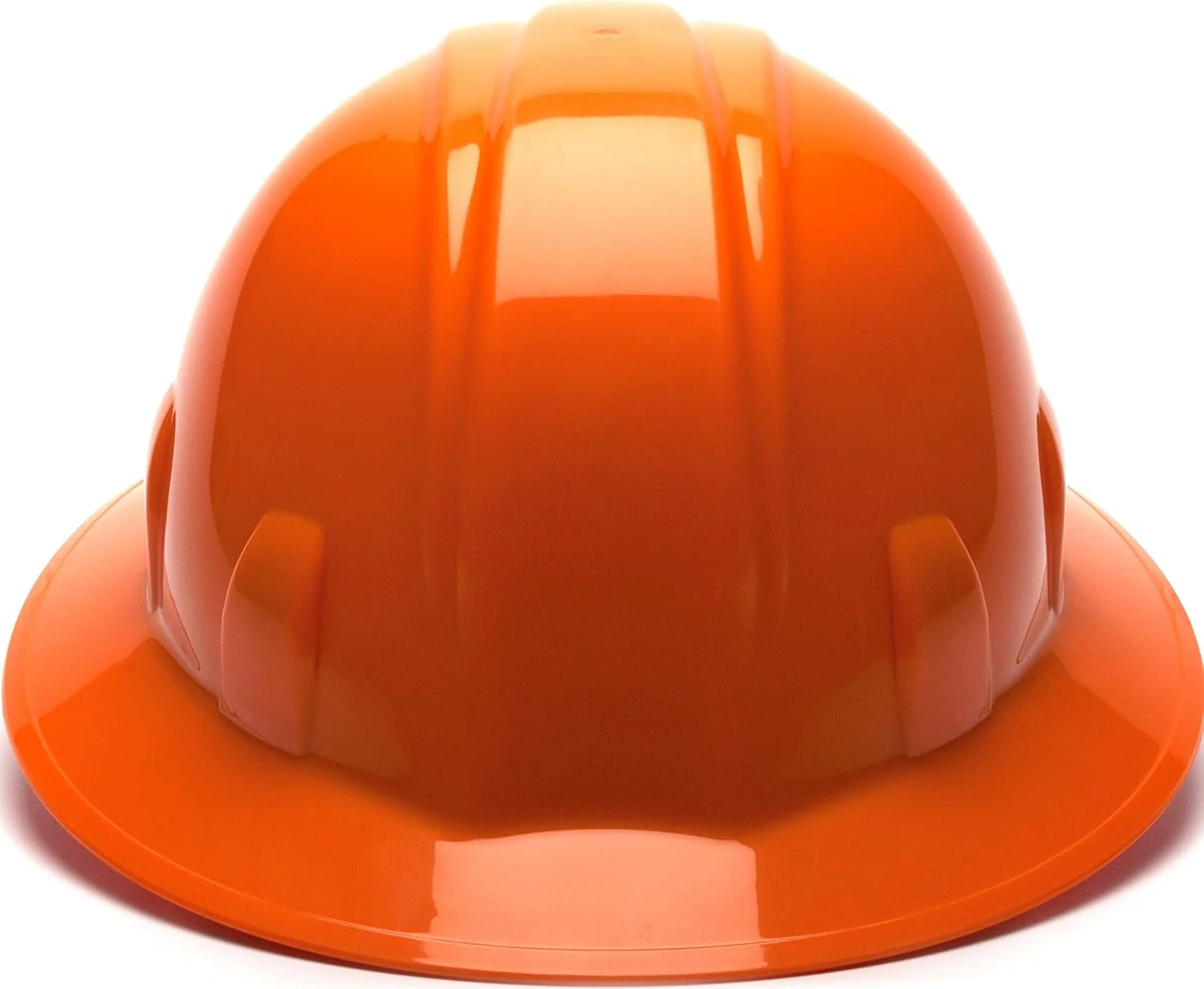 Pyramex Safety HP26140 SL Series Full Brim Hard Hat 4-Point Ratchet Suspension Orange - Image 2