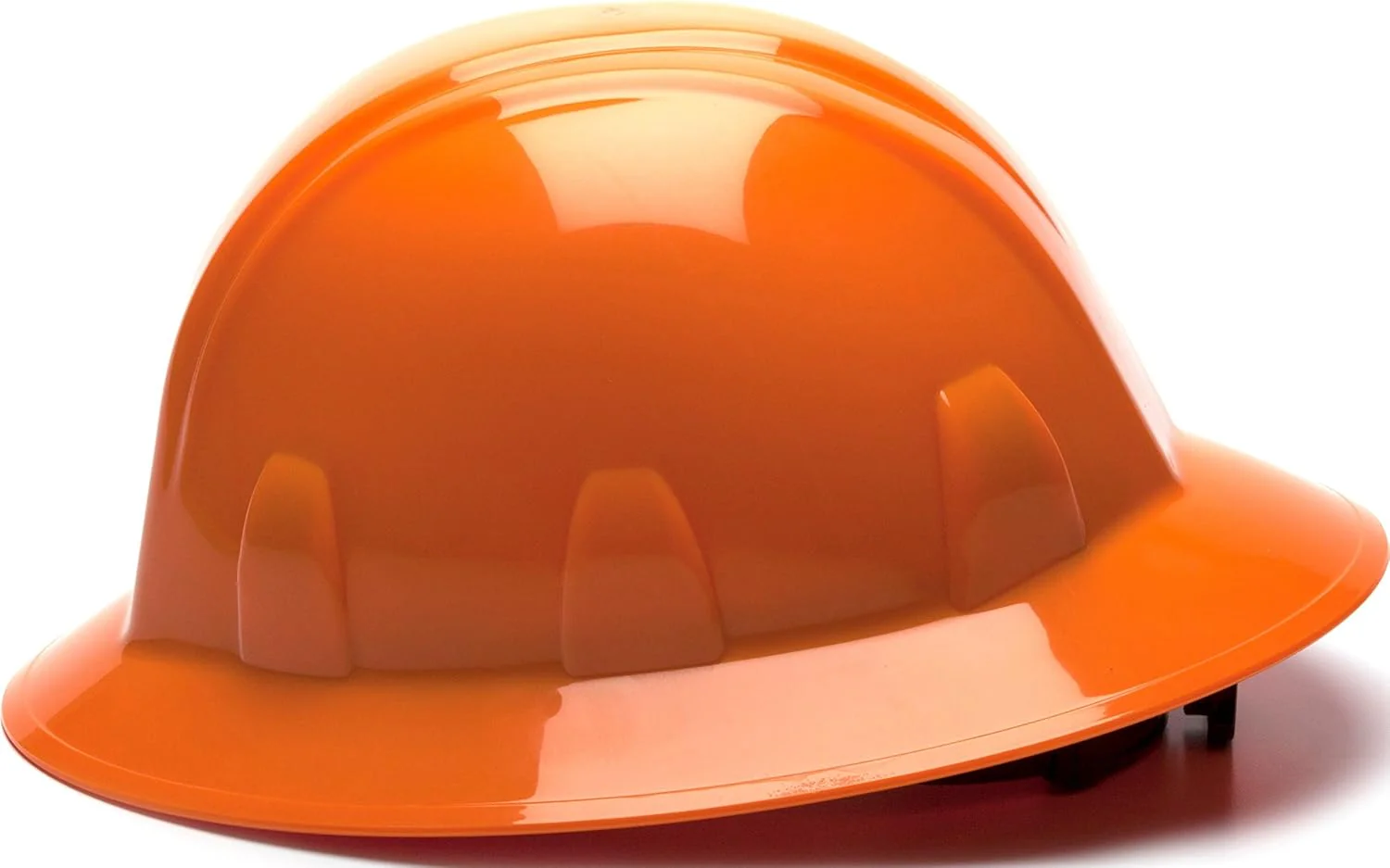 Pyramex Safety HP26140 SL Series Full Brim Hard Hat 4-Point Ratchet Suspension Orange - Image 3