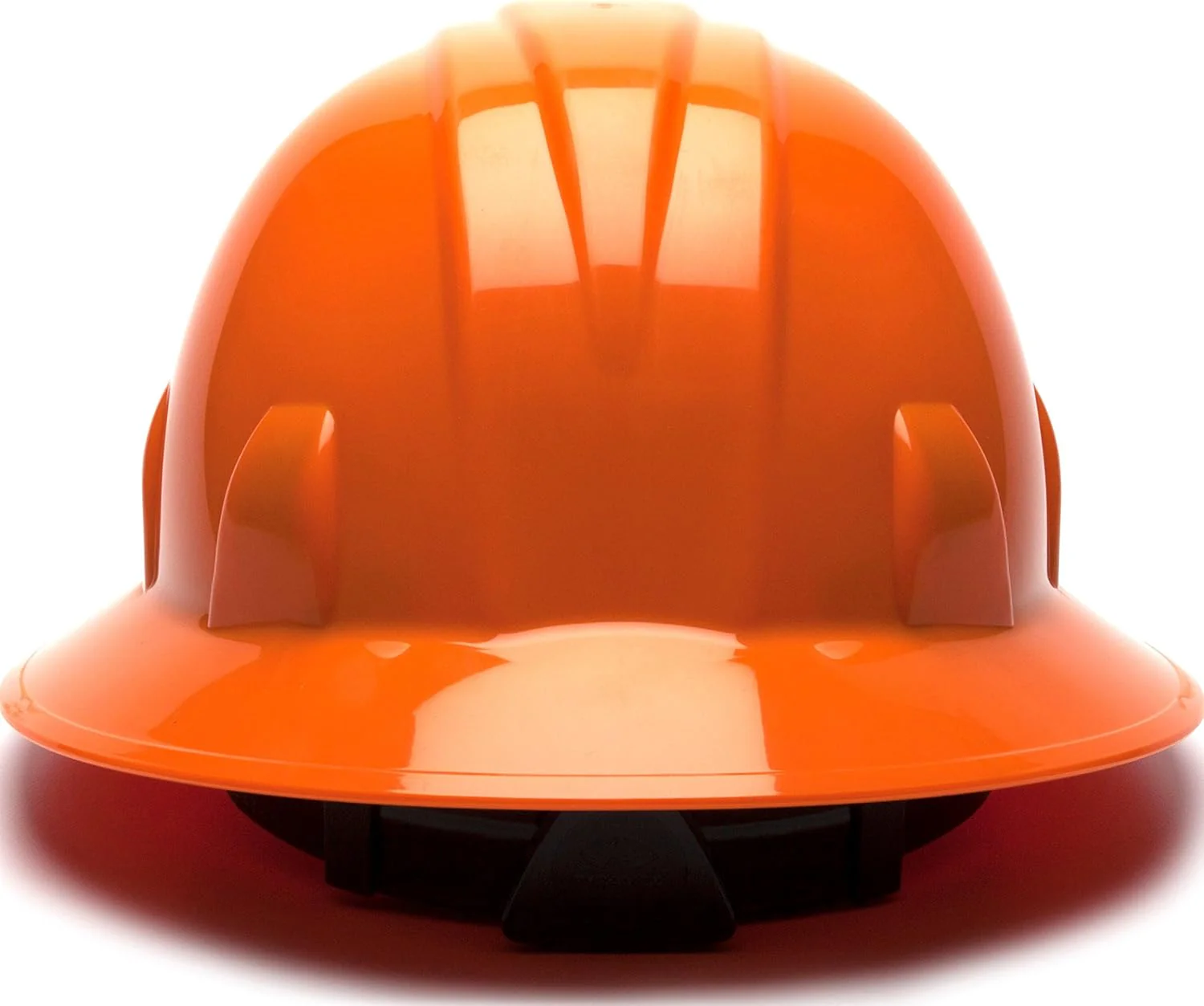 Pyramex Safety HP26140 SL Series Full Brim Hard Hat 4-Point Ratchet Suspension Orange - Image 4