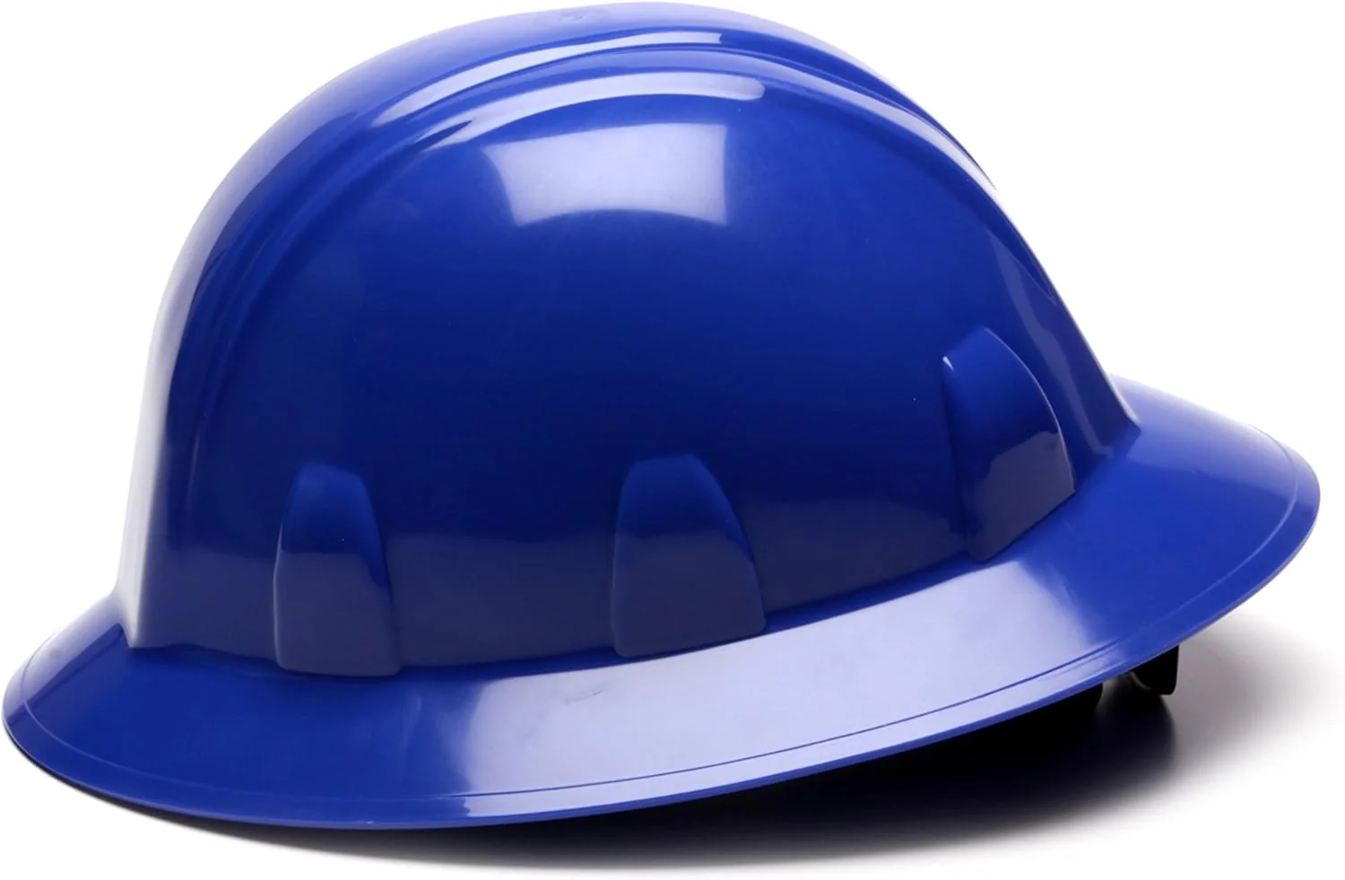 Pyramex HP26160 SL Series Full Brim Hard Hat, 6-Point Ratchet Suspension, Blue - Image 3