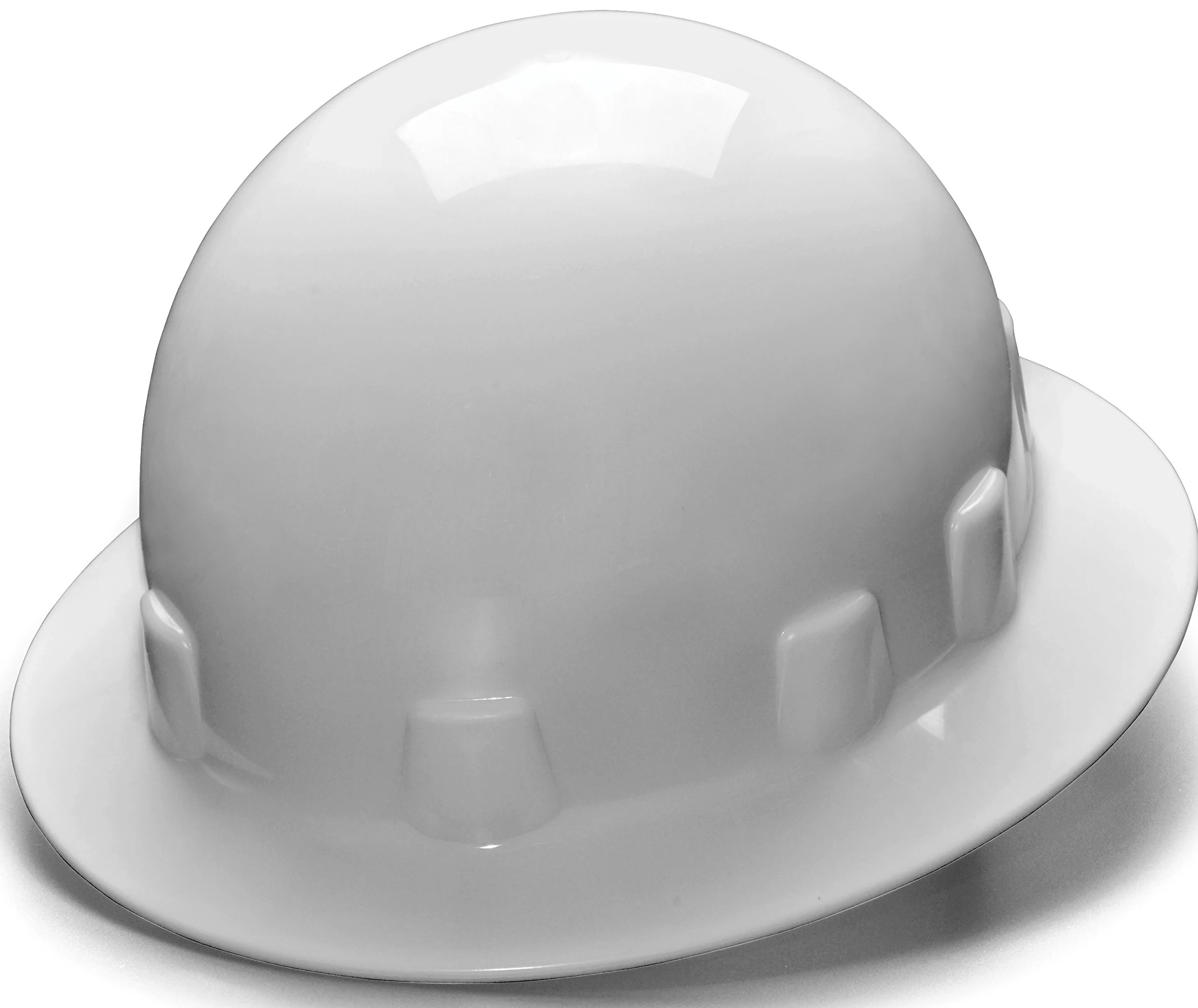 Pyramex HPS24110 Safety SL Series Sleek Shell Hard Hat White Full Brim