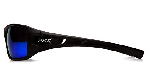 Pyramex Velar Full Frame Safety Glasses with Mirror Blue Lens - Image 3