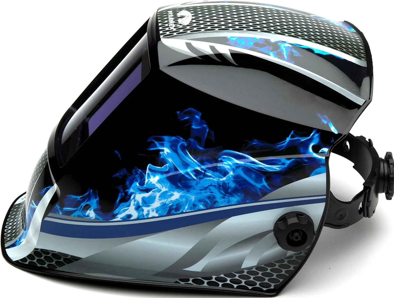 Pyramex Safety WHAM3030FM Leadhead Auto Darkening Welding Helmet, Fire Metal - Image 4