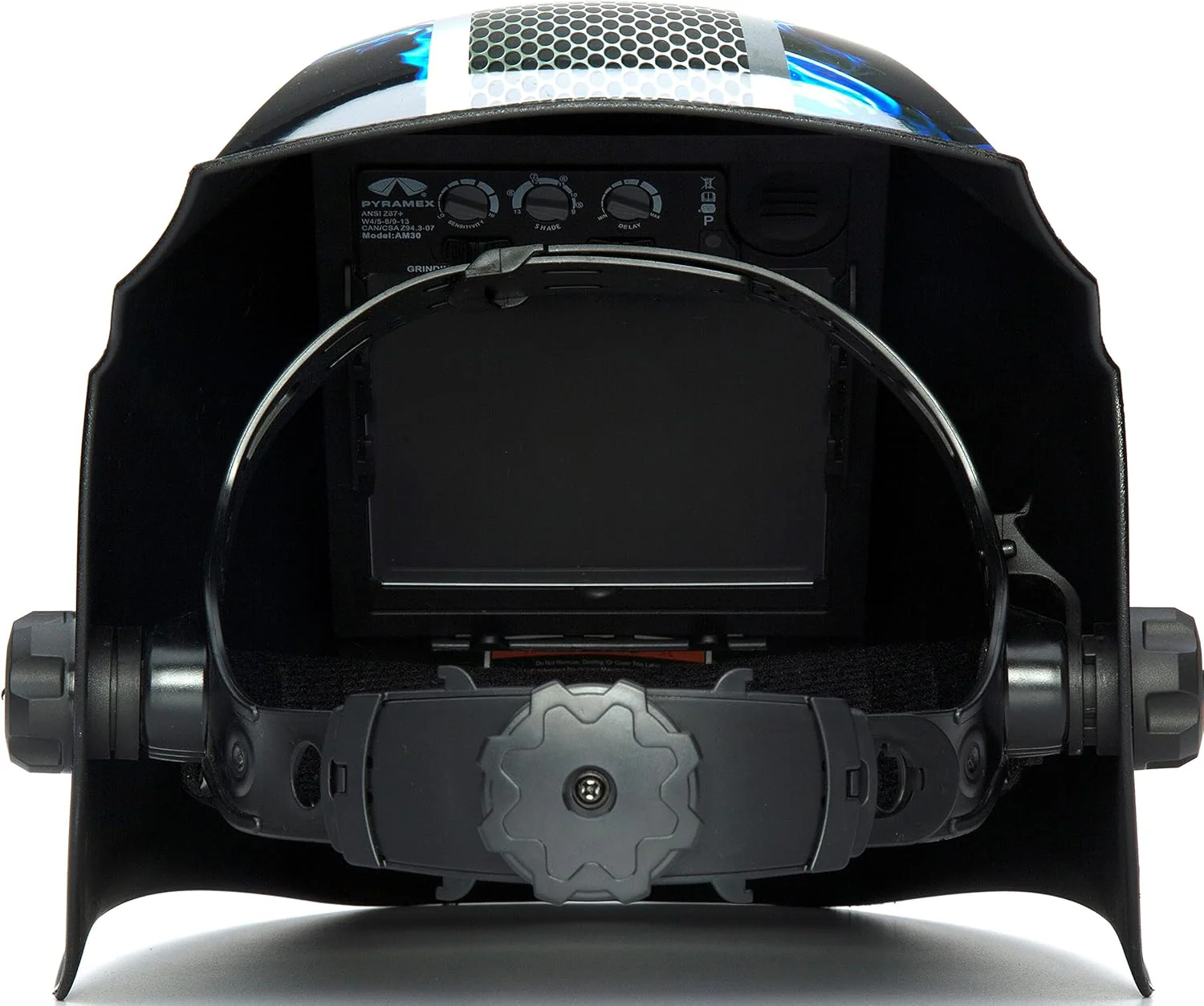 Pyramex Safety WHAM3030FM Leadhead Auto Darkening Welding Helmet, Fire Metal - Image 5