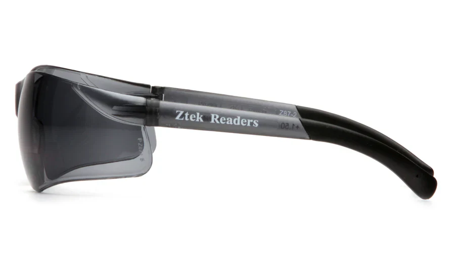Pyramex Safety Ztek Readers Bifocal Safety Glasses Eye Protection, Gray Lens, 1.5 Diopters, One Size - Image 3