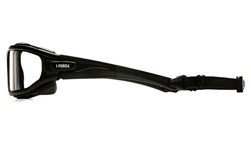 Pyramex I-Force Safety Glasses Black Frame w/Clear Anti-Fog Lens - Image 3