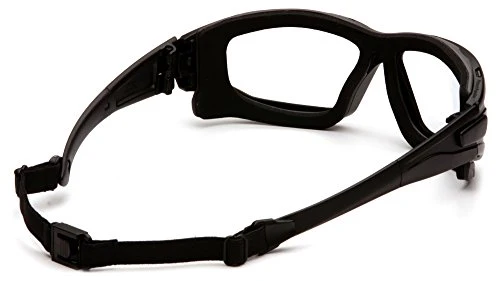 Pyramex I-Force Safety Glasses Black Frame w/Clear Anti-Fog Lens - Image 4
