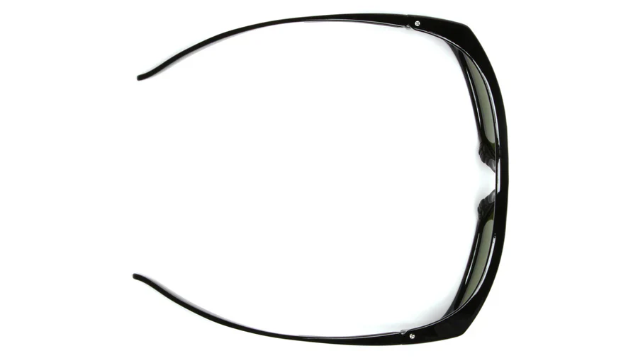 Pyramex Clear Safety Reader Glasses, Scratch-Resistant, Black Frame - Image 5