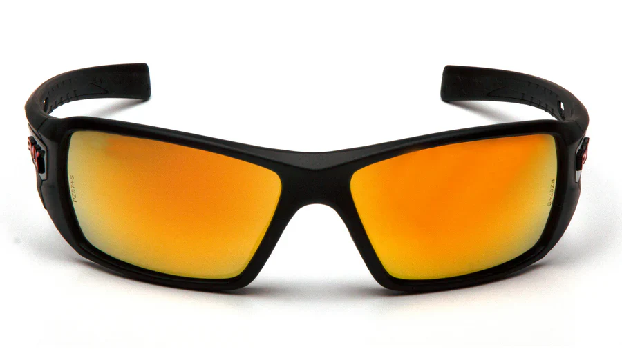 Pyramex Velar Black Ice Orange Mirror - Image 2