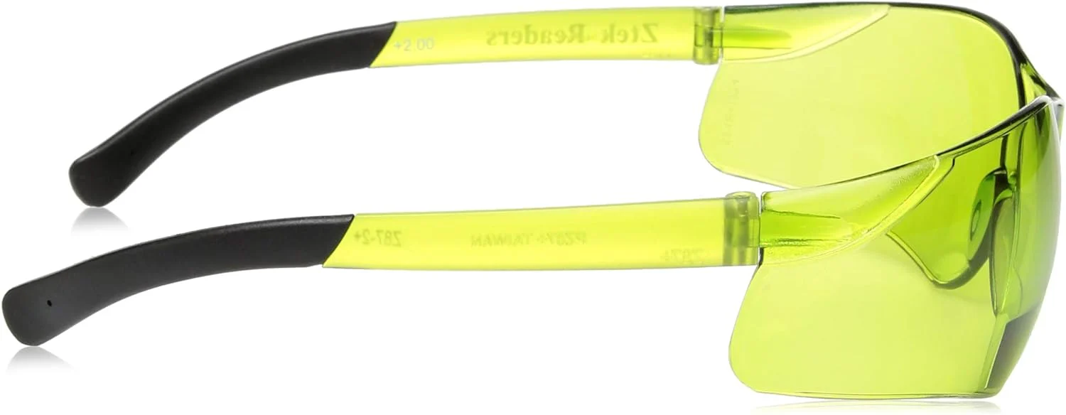 Pyramex Ztek Readers Bifocal Safety Glasses Eye Protection (Pale Green, 2.0 Diopters) - Image 3