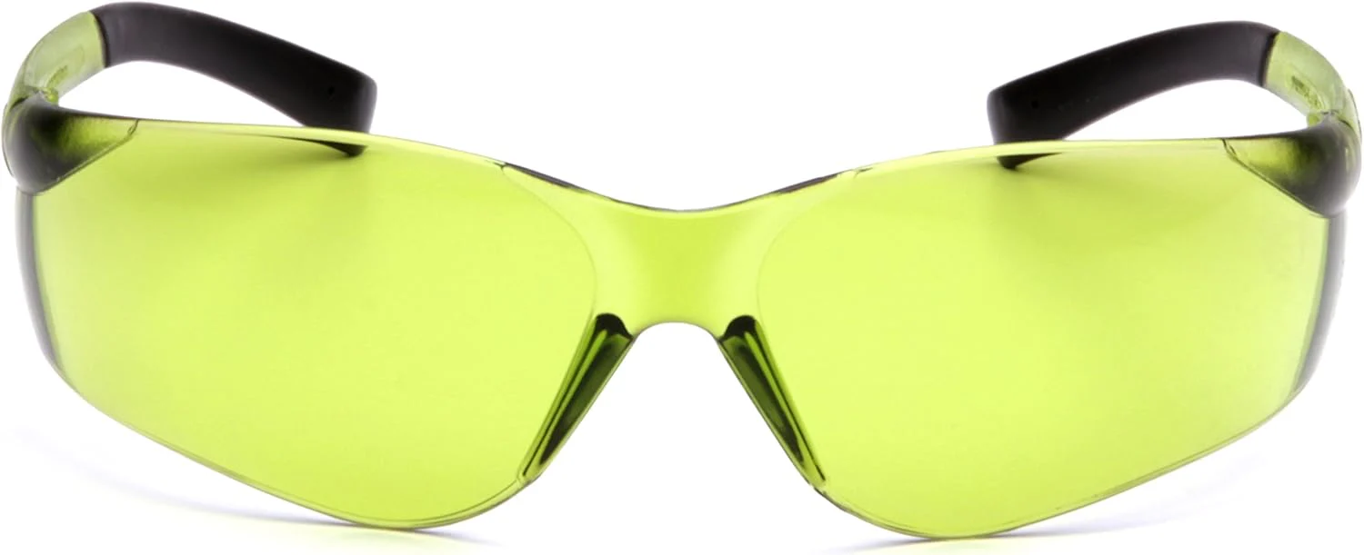 Pyramex S2514S Ztek Safety Glasses, Pale Green Frame/IR 1.5 Pale Green Lens - Image 3