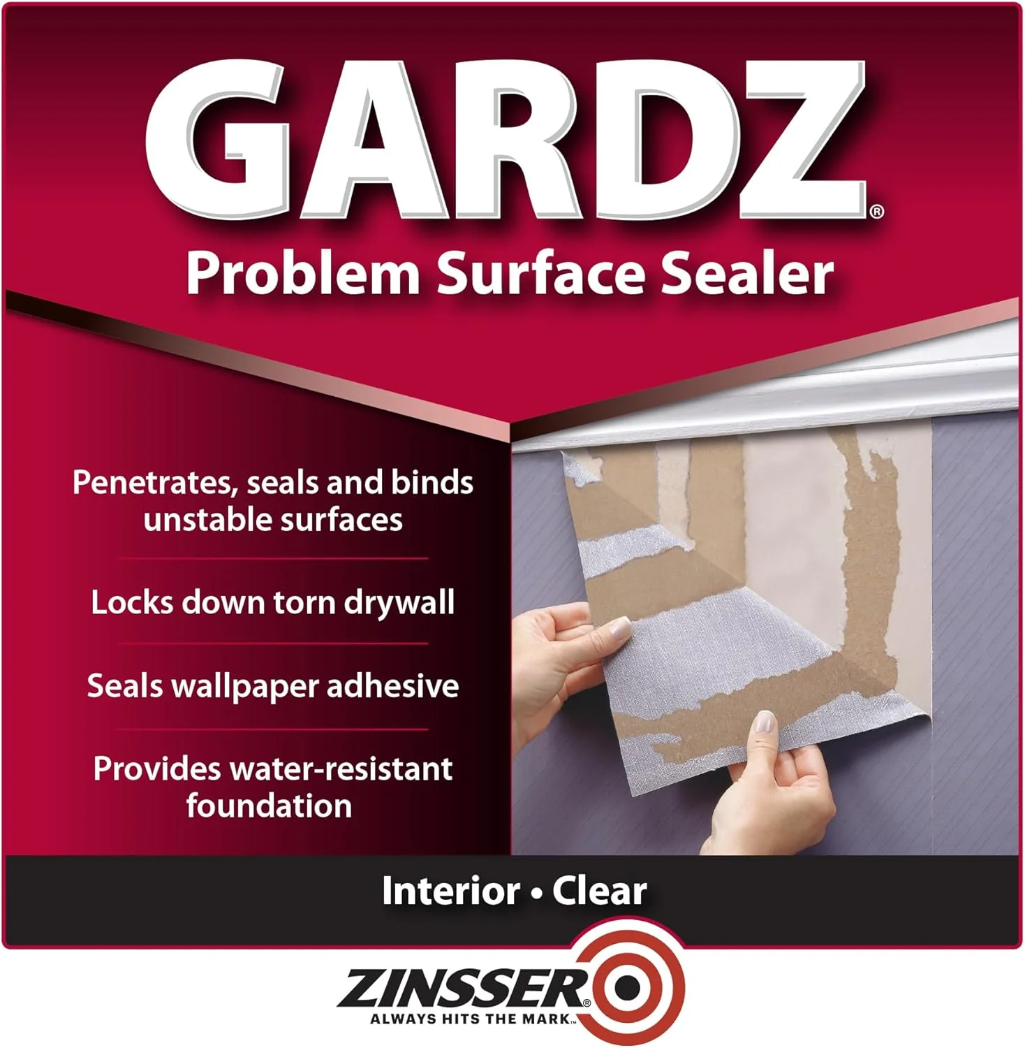 qt Zinsser 02304 Clear Zinsser, Gardz Water-Based Problem Surface Sealer - Image 2