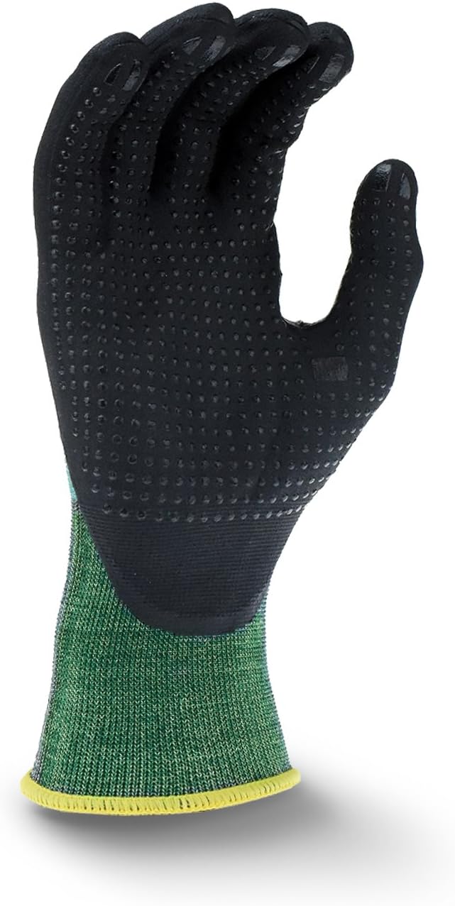 Radians RWG538 Axis Cut Protection Foam Nitrile Coated Glove with Dotted Palm, Cut Protection Level A2, Large (Pack of 1) - Image 3