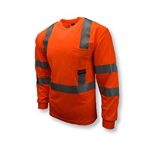 Radians Class 3 Max-Dri Moisture Wicking Mesh Long Sleeve Safety T-Shirt