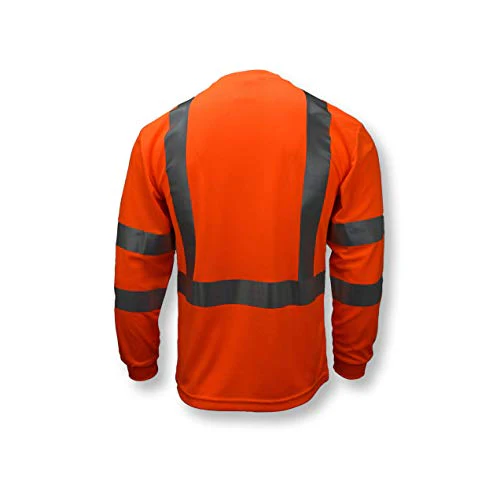 Radians Class 3 Max-Dri Moisture Wicking Mesh Long Sleeve Safety T-Shirt - Image 4