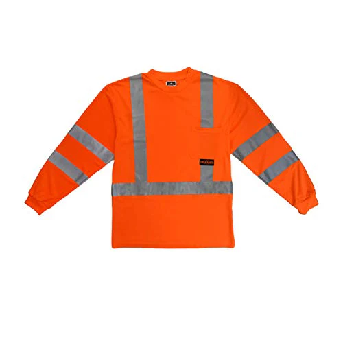 Radians Class 3 Max-Dri Moisture Wicking Mesh Long Sleeve Safety T-Shirt - Image 6