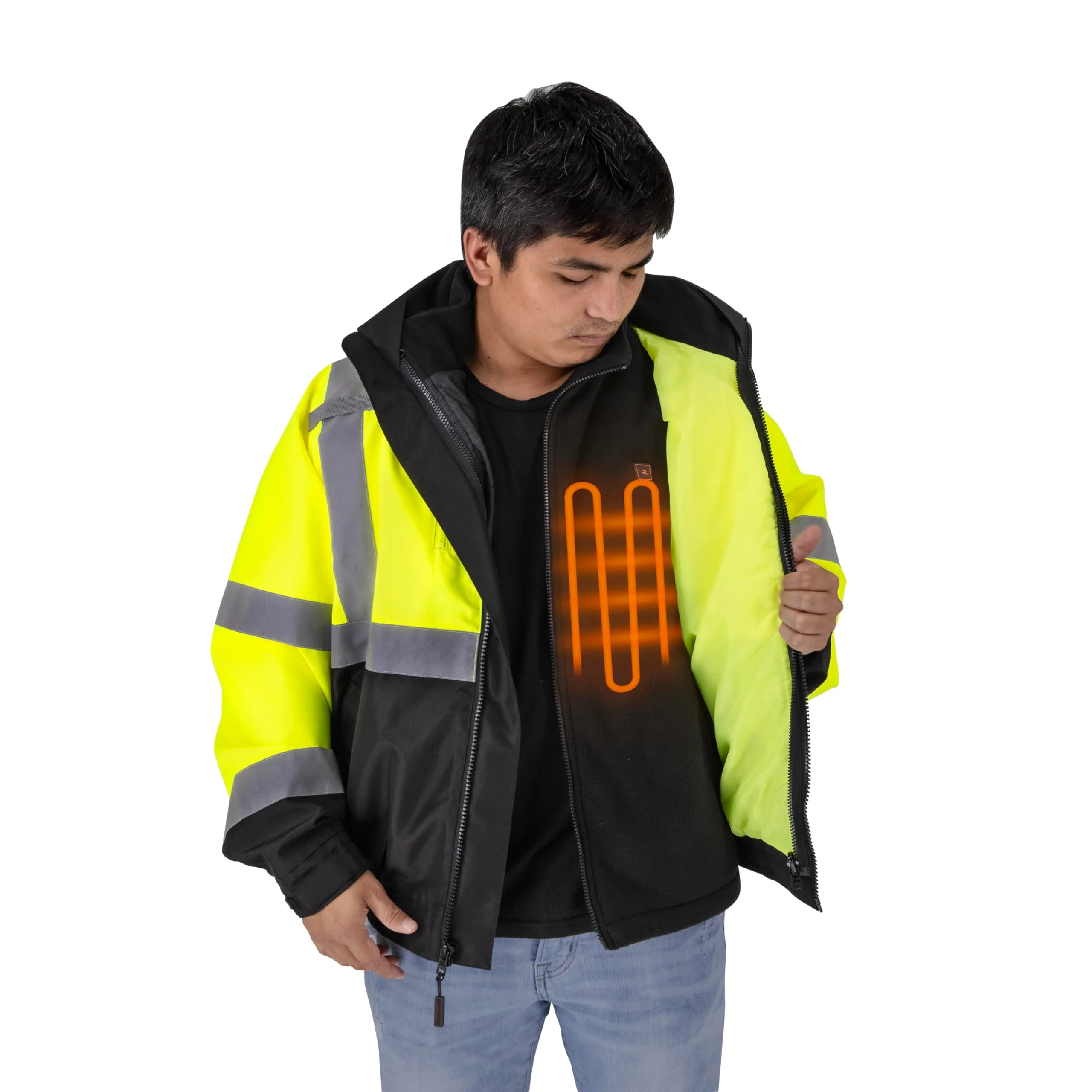 Radians (RHG-SJ13G-2X) Heated Apparel - Jackets, Green, XX-Large