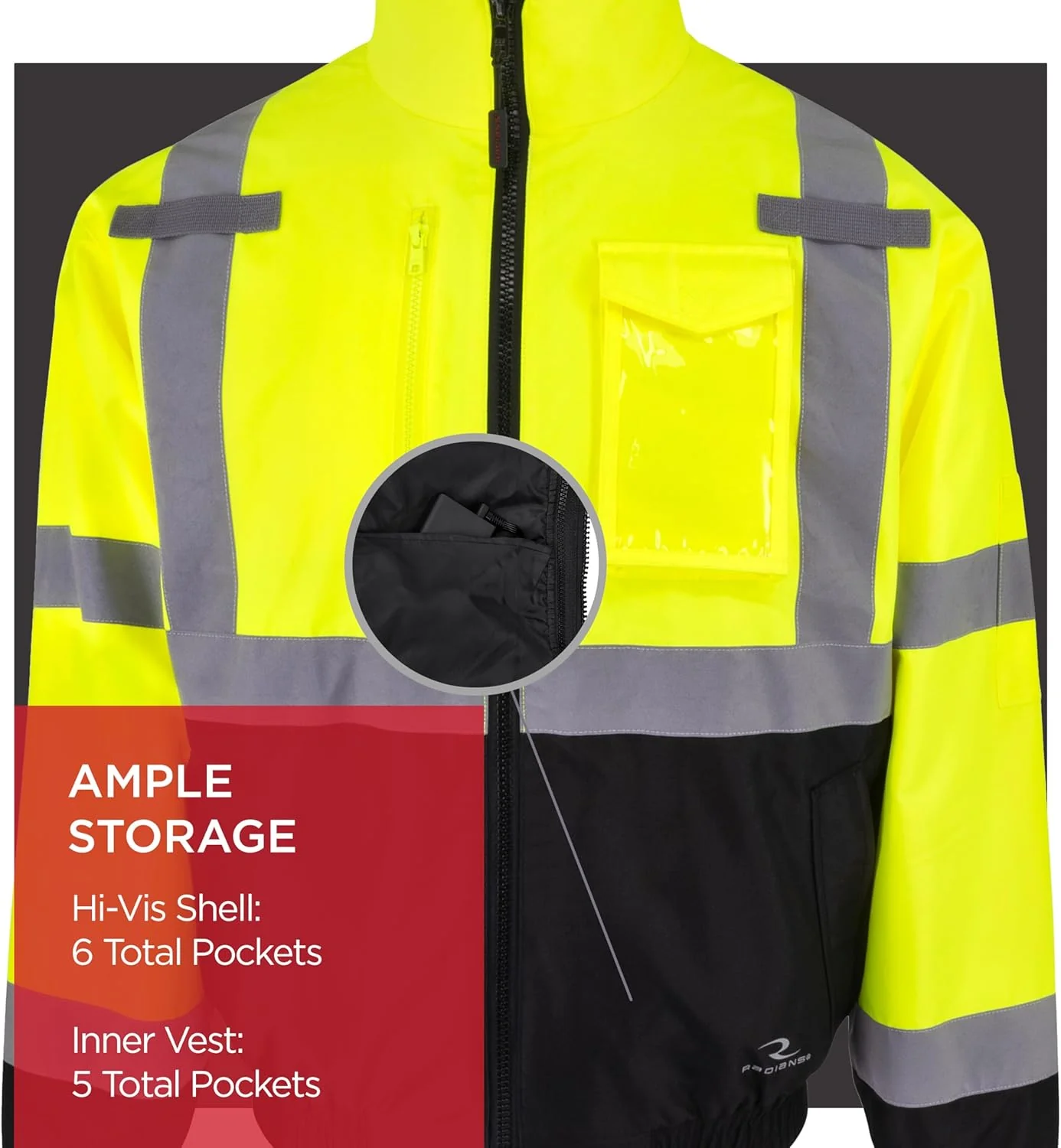 Radians (RHG-SJ13G-2X) Heated Apparel - Jackets, Green, XX-Large - Image 7