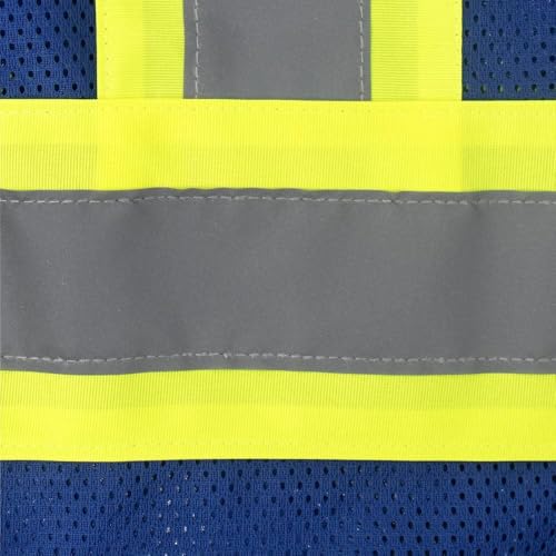 Radians SV22-1 Economy Type O Class 1 Safety Vest, Blue, Medium - Image 4