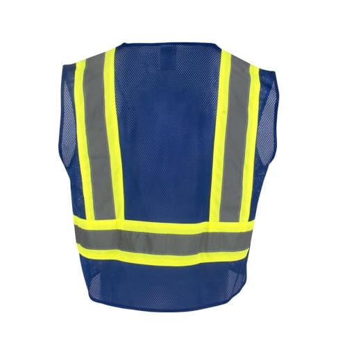 Radians SV22-1 Economy Type O Class 1 Safety Vest, Blue, Medium - Image 7