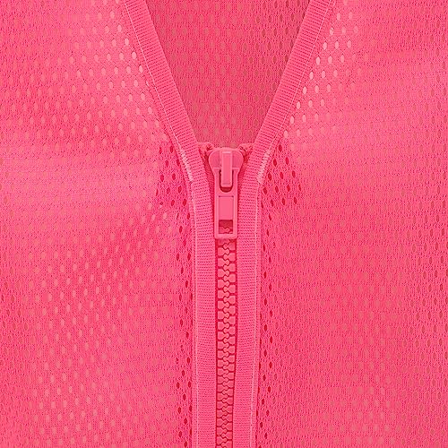 Radians SV22-1 Economy Type O Class 1 Safety Vest Size Medium, Pink Mesh with Contrasting Tape - 1 Each - Image 8