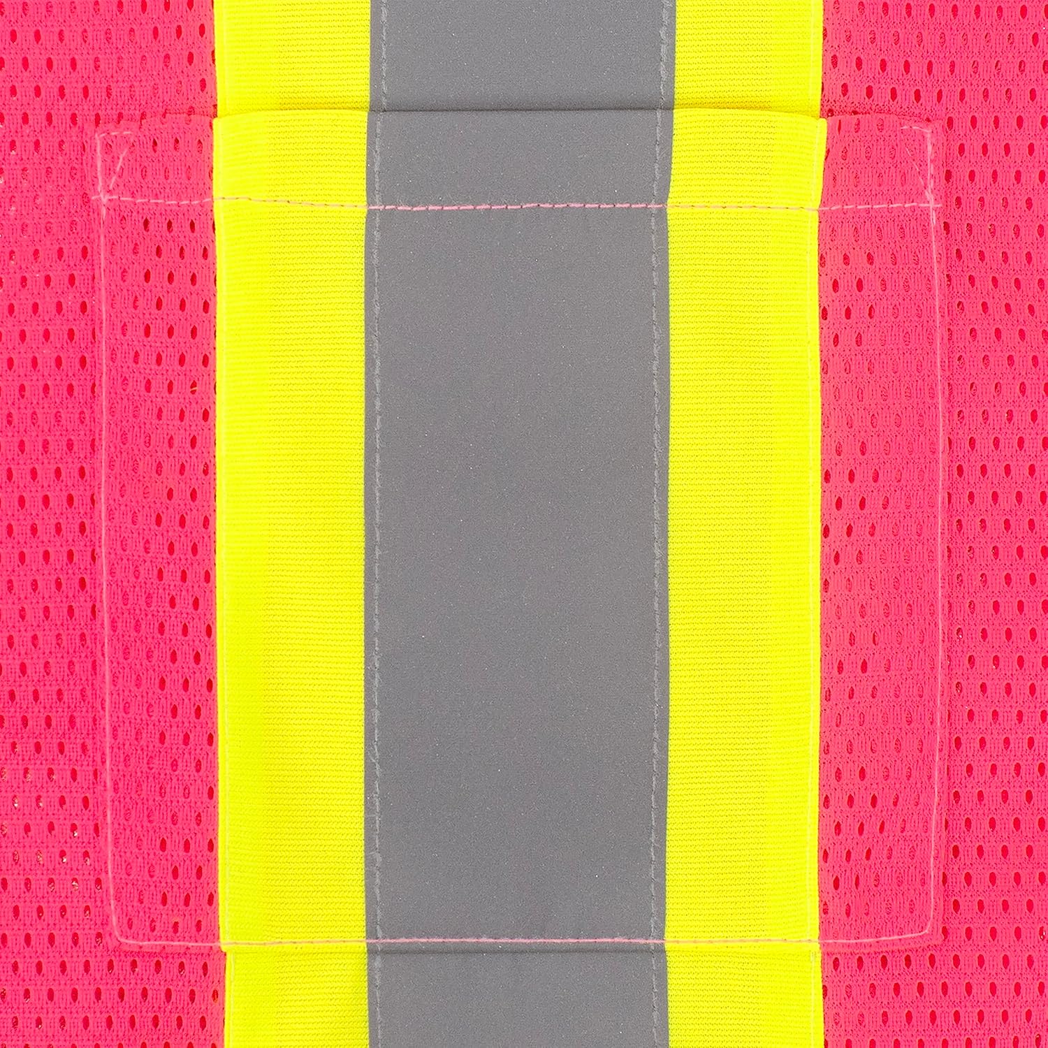 Radians SV22-1 Economy Type O Class 1 Safety Vest, Pink Mesh with Contrasting Tape, Size Small - Image 10