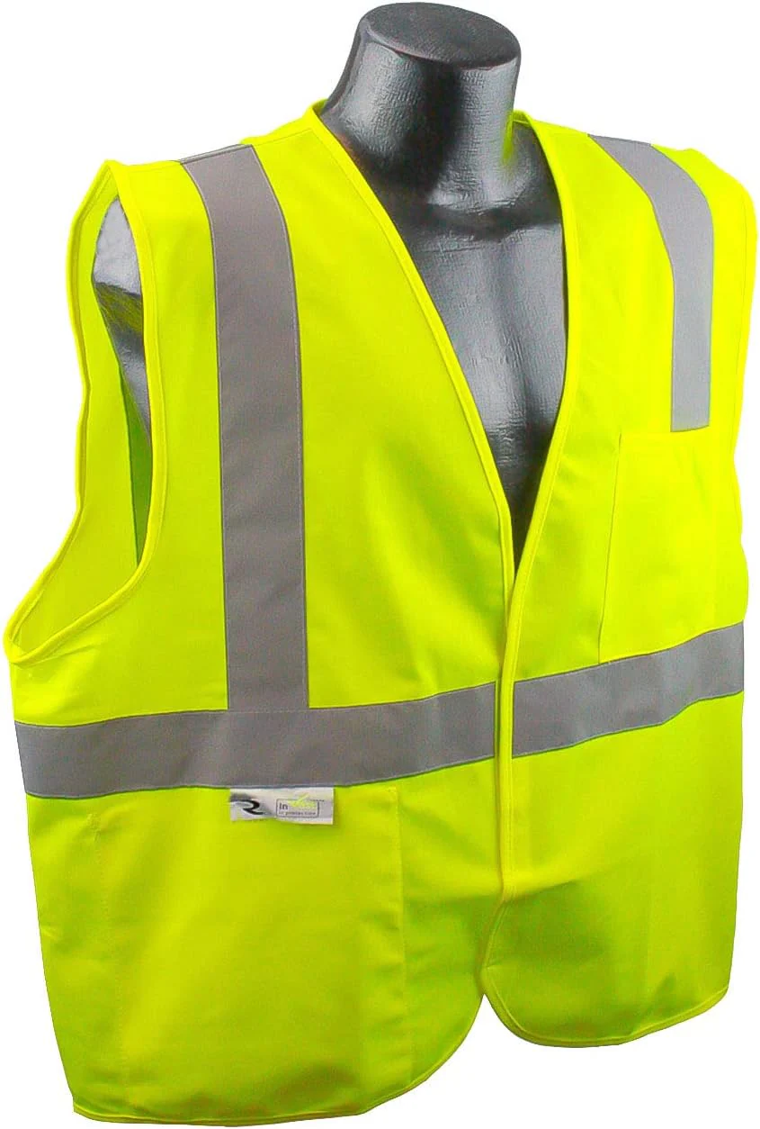 Radians SV2GML Class 2 Mesh Safety Vest, Green, Large - Image 4