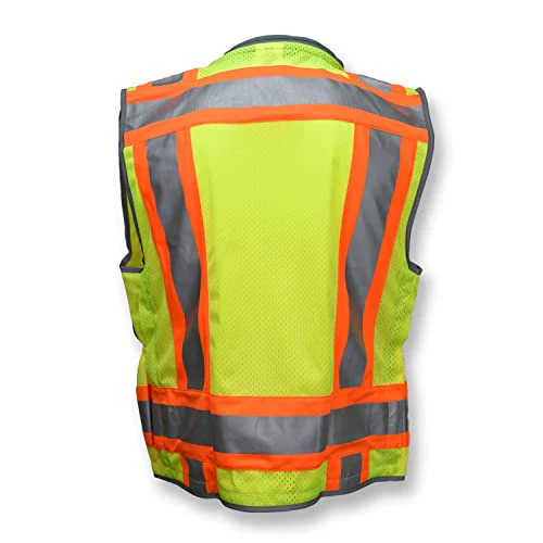 Radians SV55 Class 2 Heavy Woven Two Tone Woven/Mesh Engineer Vest Hi-Vis - Image 3