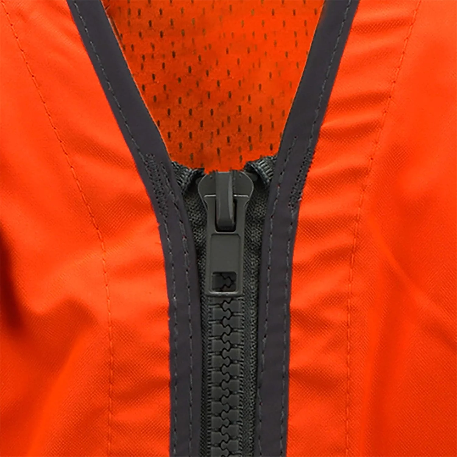 Radians SV55 Class 2 Heavy Woven Two Tone Engineer Vest with Padded Neck to Support Extra Weight in Cargo Pockets Large Orange - Image 8