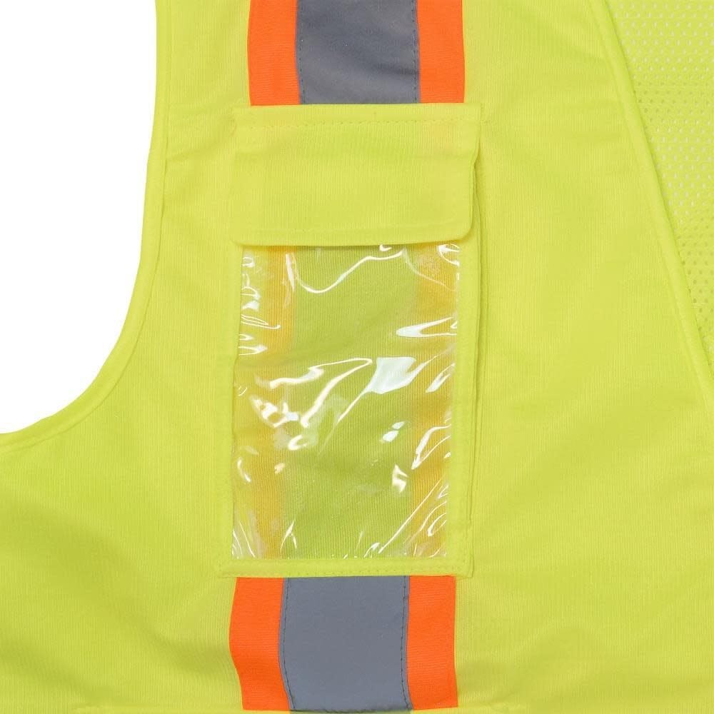 Radians | ‎SV6-GRN | Radians SV6G4X Two Tone Surveyor Class 2 Safety Vest, 4X-Large, Green - Image 4