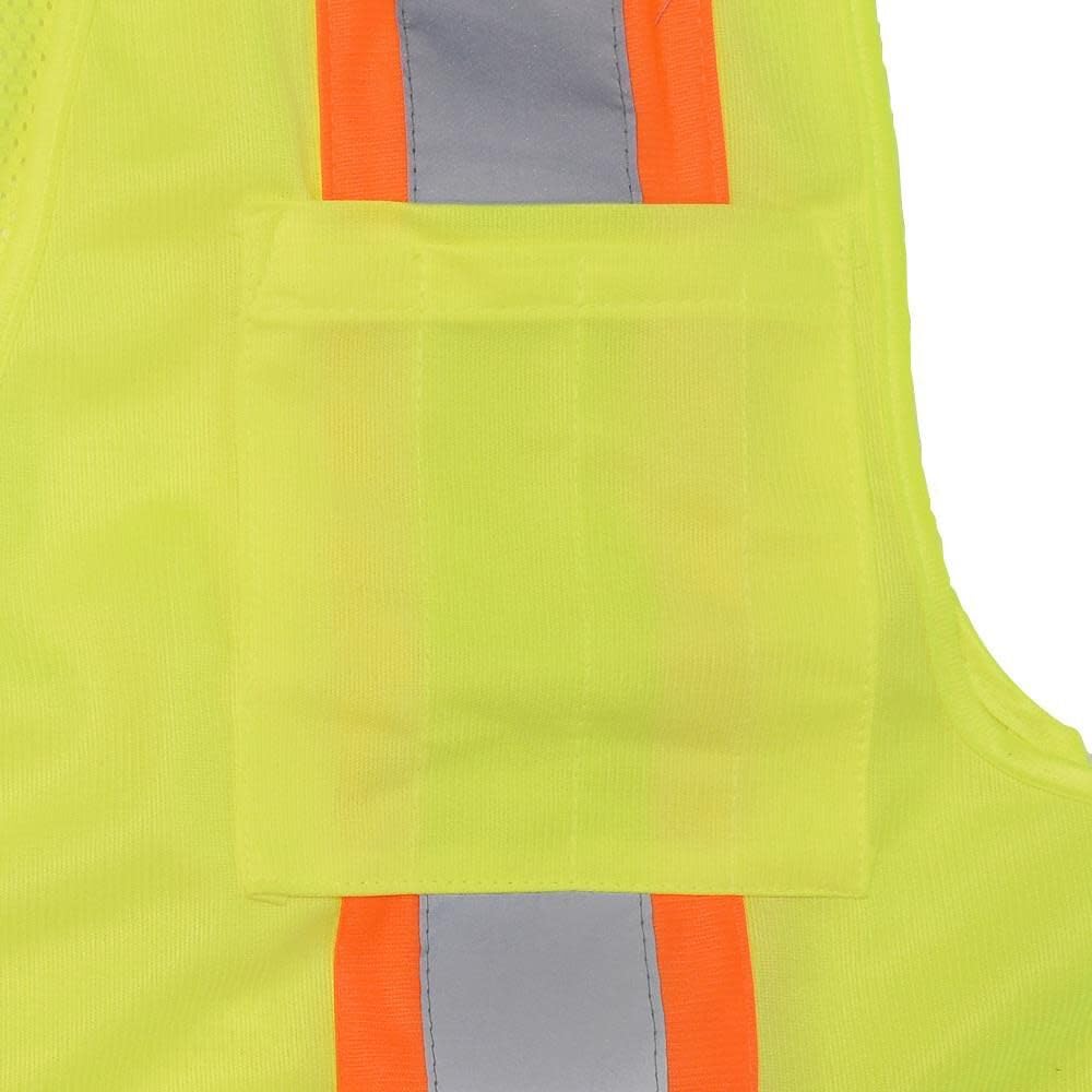 Radians | ‎SV6-GRN | Radians SV6G4X Two Tone Surveyor Class 2 Safety Vest, 4X-Large, Green - Image 5