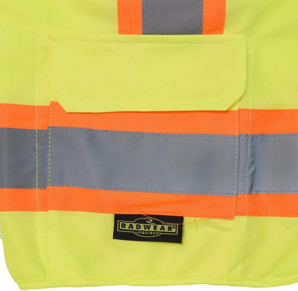 Radians | ‎SV6-GRN | Radians SV6G4X Two Tone Surveyor Class 2 Safety Vest, 4X-Large, Green - Image 6