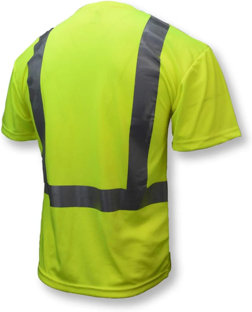 Radians ST11B Type R Class 2 Short Sleeve Black Bottom T-Shirt - Orange/Black - Size 2X - Image 3