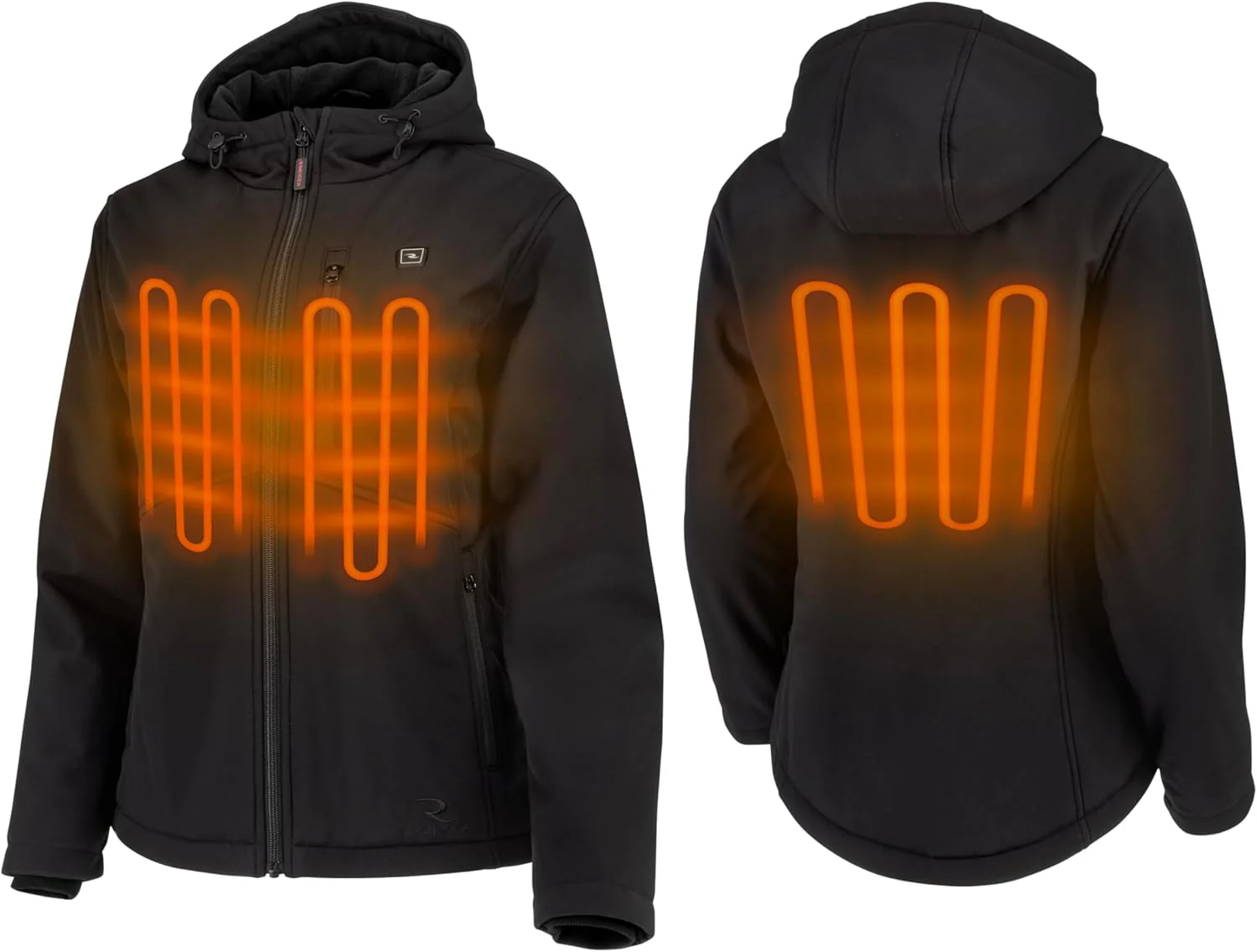 Radians (RHG-J101B-2X) Women's Standard Heated Apparel - Jackets, Black, XX-Large - Image 2